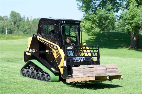 ASV Turf Tracks Preserves Surfaces on Track Loaders 